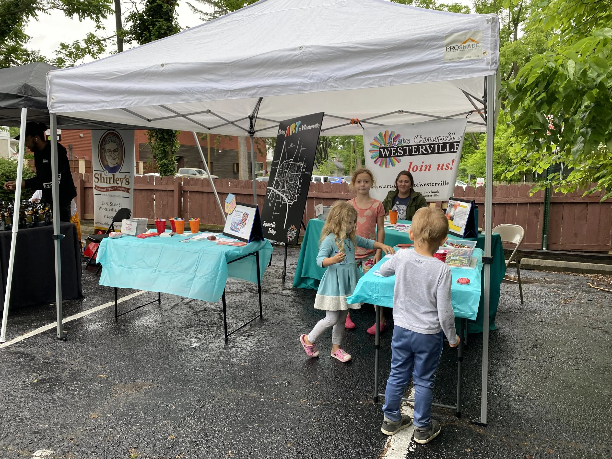 Night Market at Fusian-visit Arts Council table!