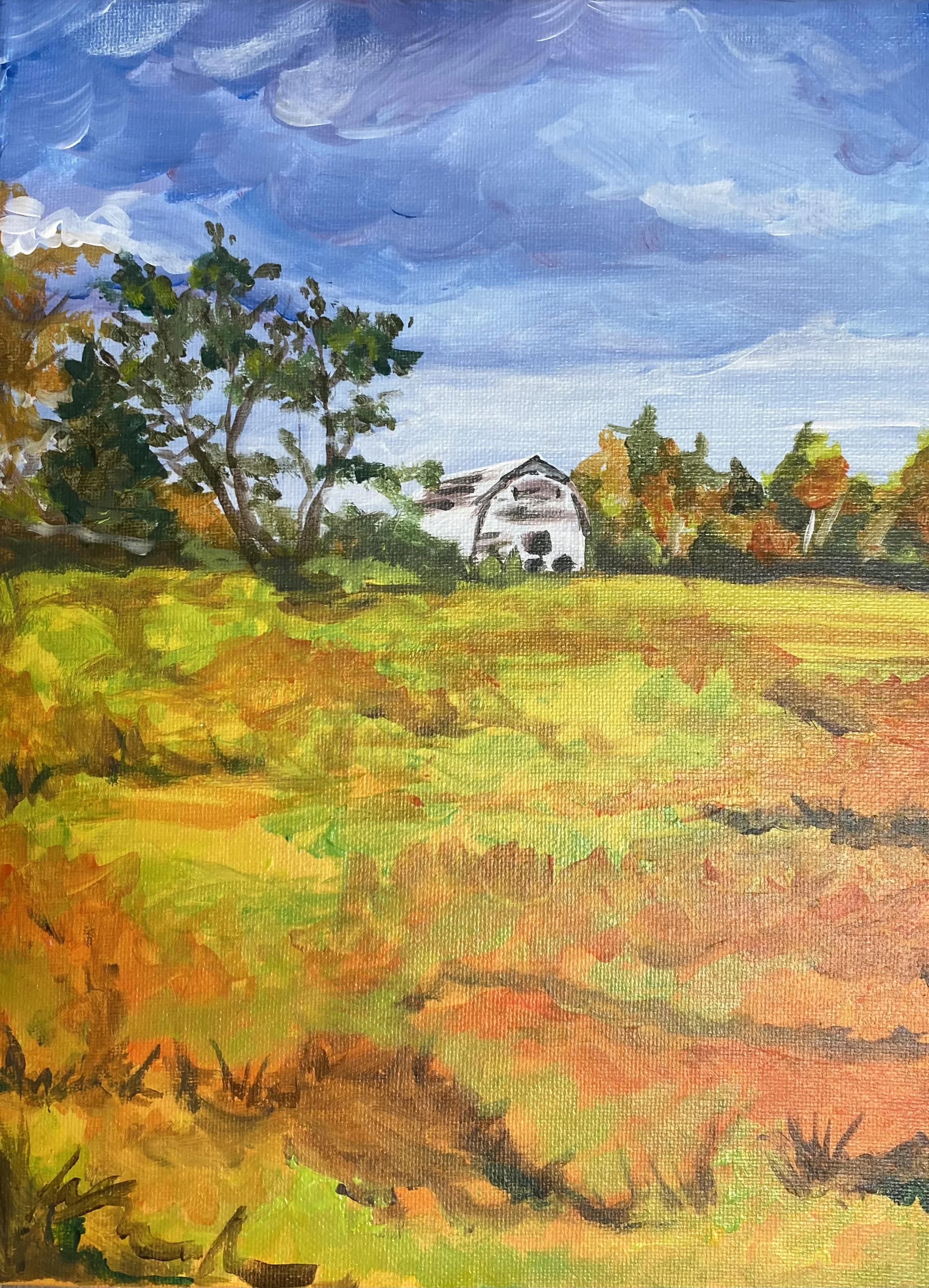 Sip &amp; Sketch Art Session: Autumn Fields
