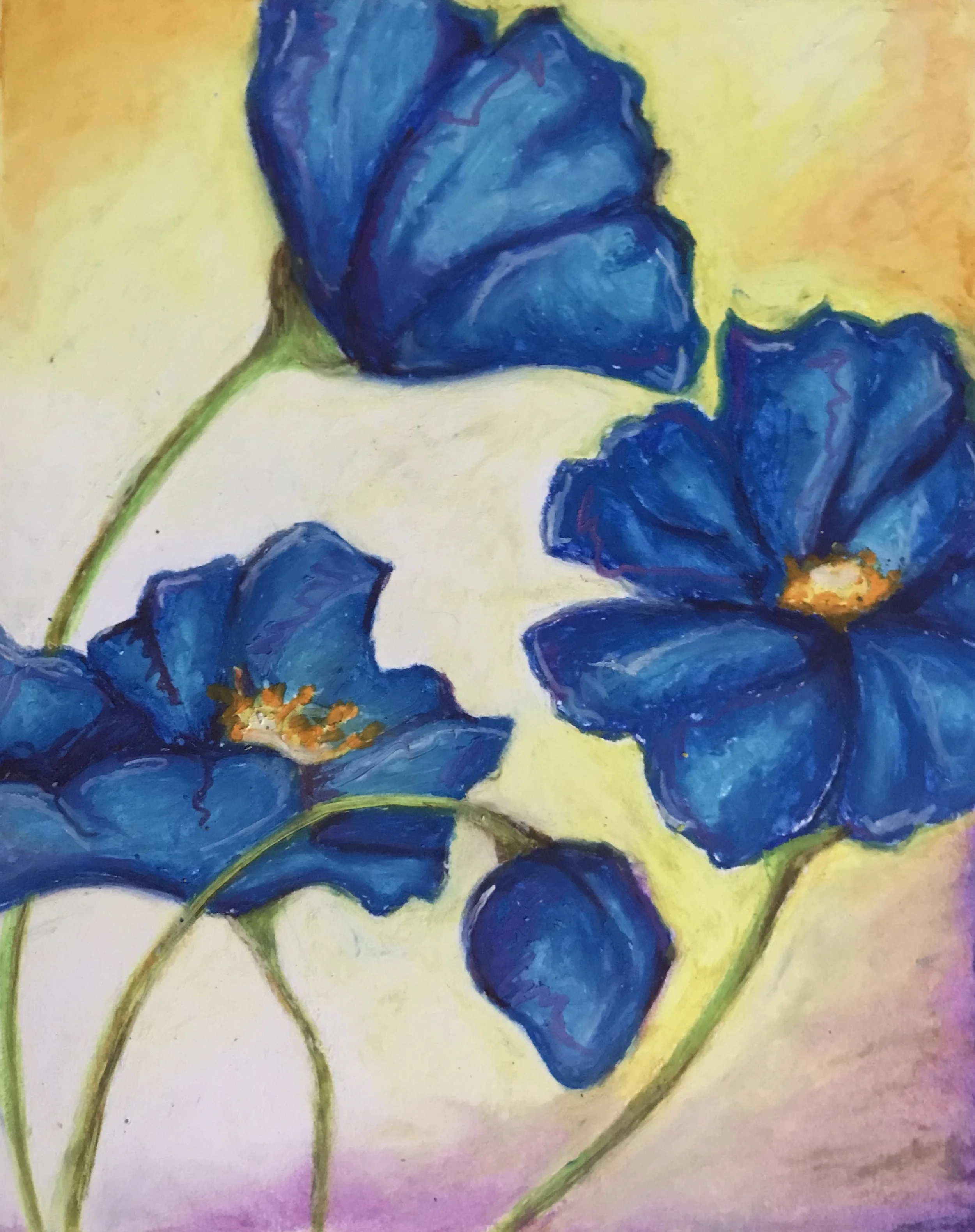 In-Person Sip &amp; Sketch: Pastel Poppies