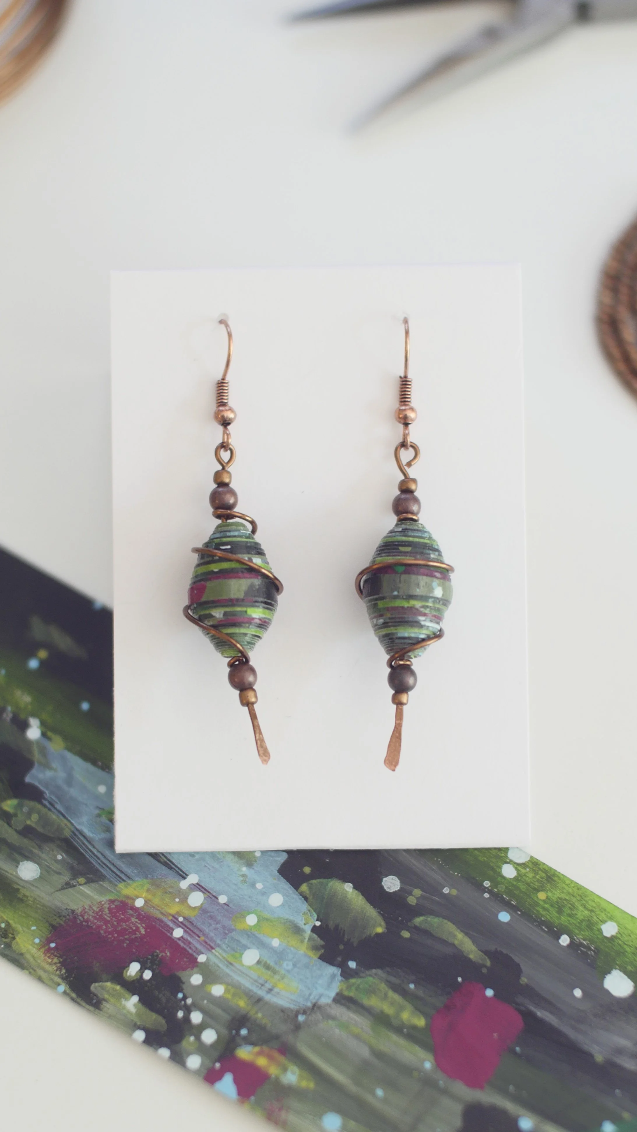 Sept. 5th- Crafting With the Council: Paper Bead Earrings