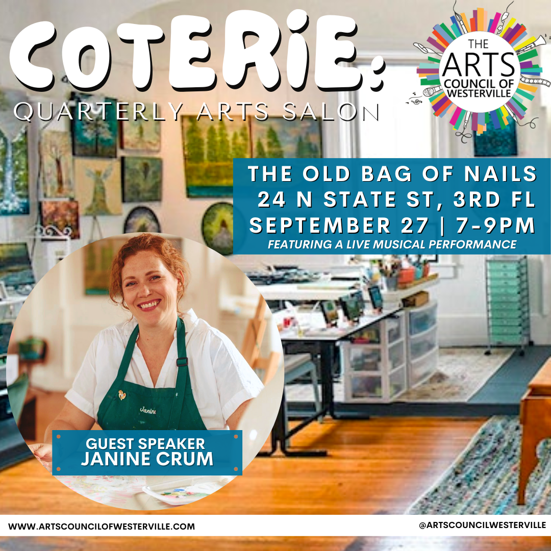 Sept. 27th- Coterie: Quarterly Arts Salon 