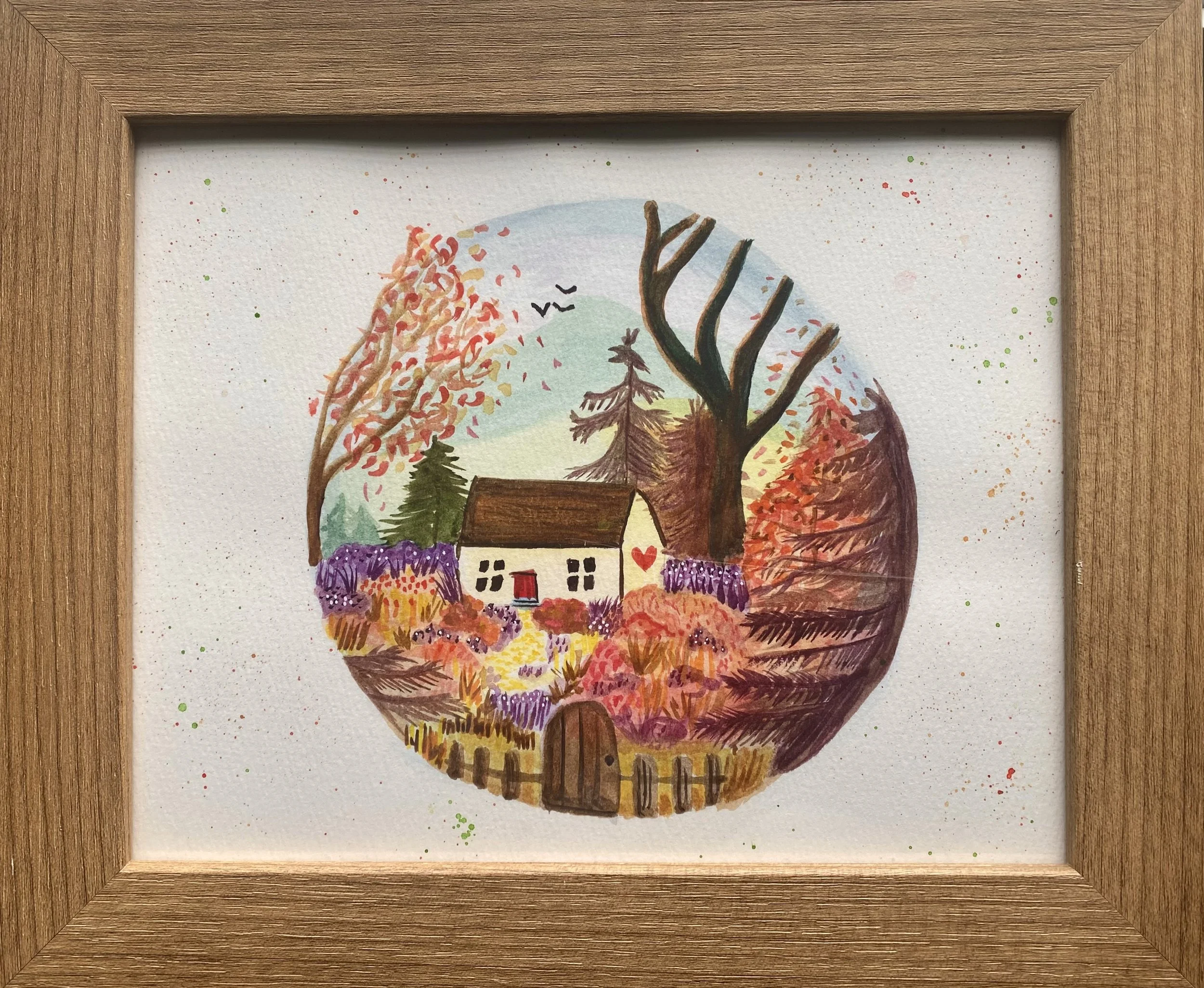 Sip &amp; Sketch: Cozy Autumn Cottage