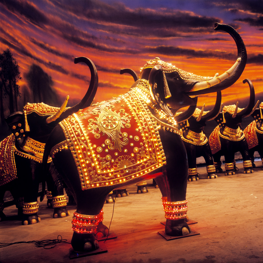  Les éléphants créés par Nitin Desaï 