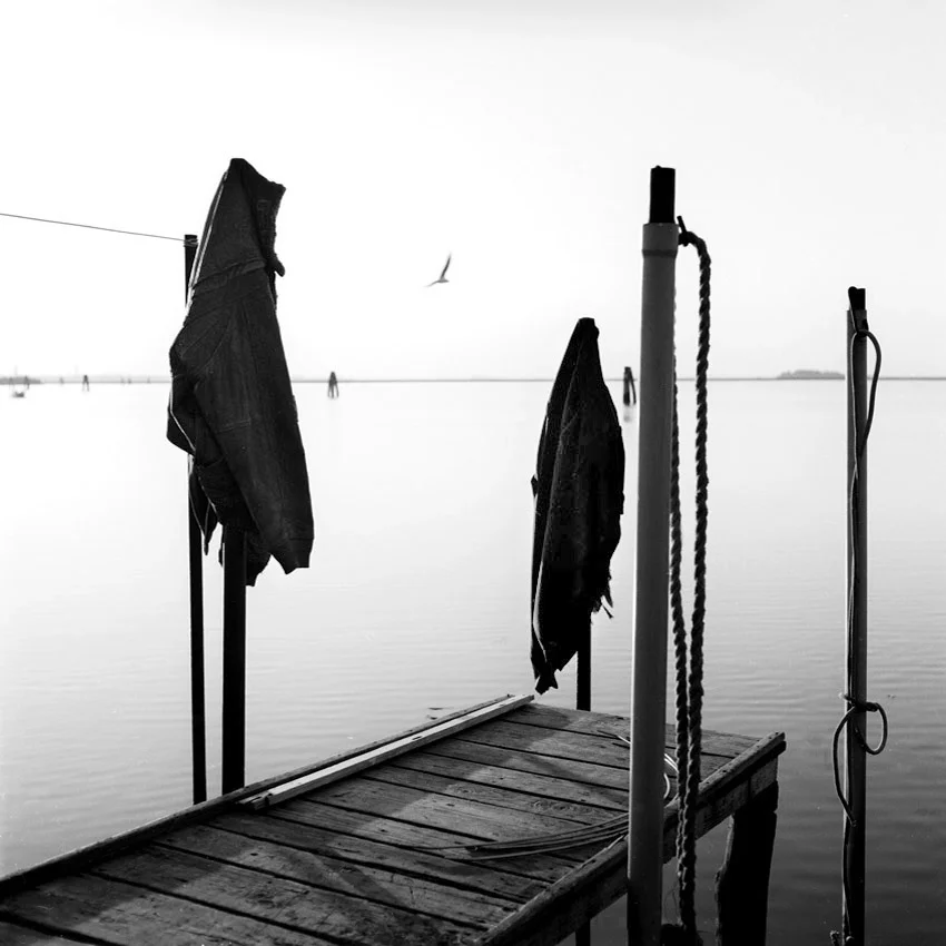 Ponton sur l’île de Torcello, près de Venise