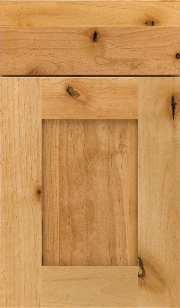 wood type: rustic alder finish: natural