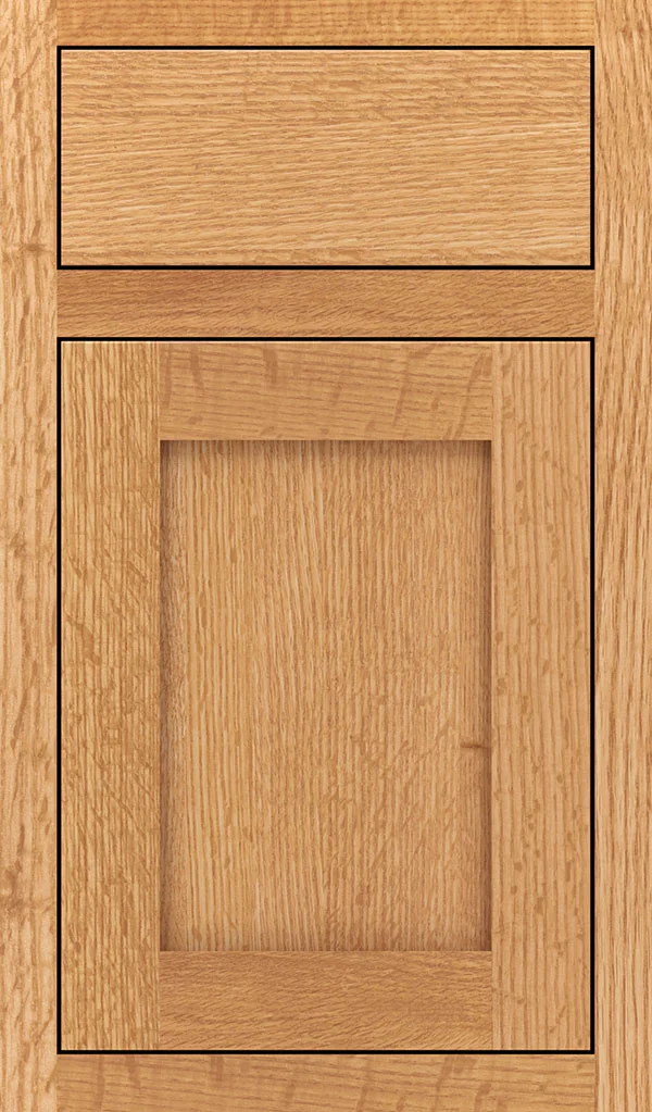wood type: quartersawn oak finish: natural