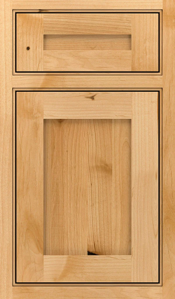 wood type: rustic alder finish: natural