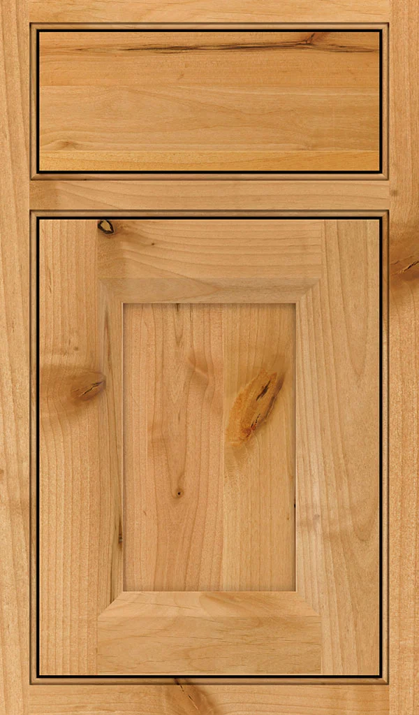 wood type: rustic alder finish: natural