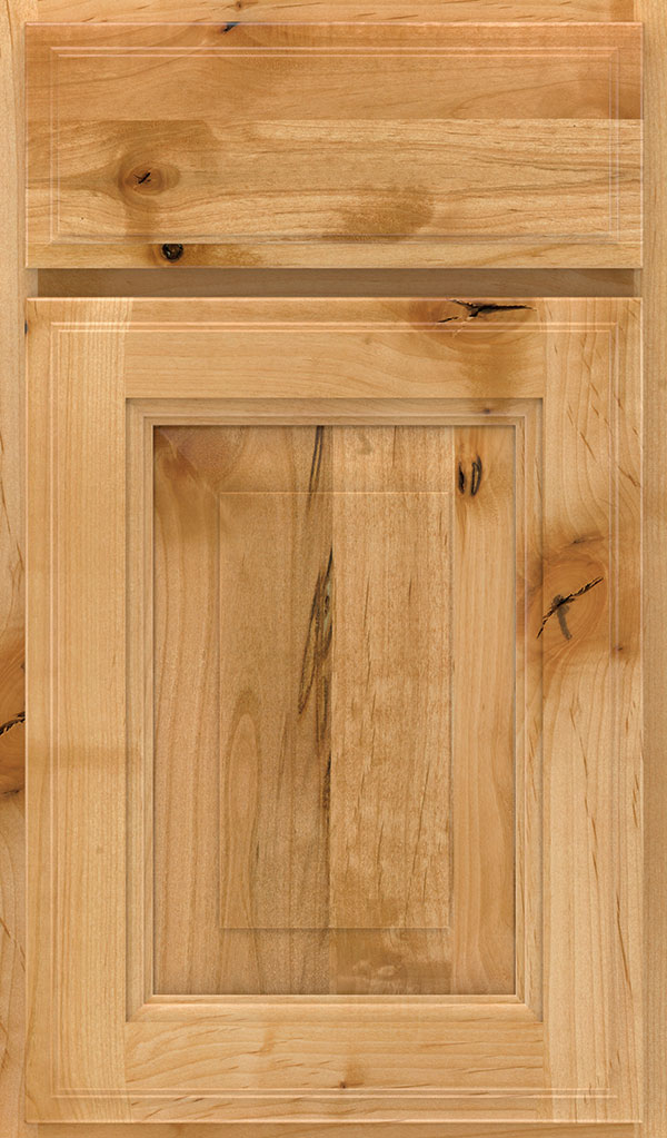 wood type: rustic alder finish: natural