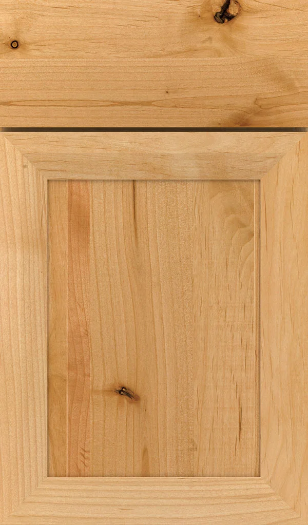 wood type: rustic alder finish: natural
