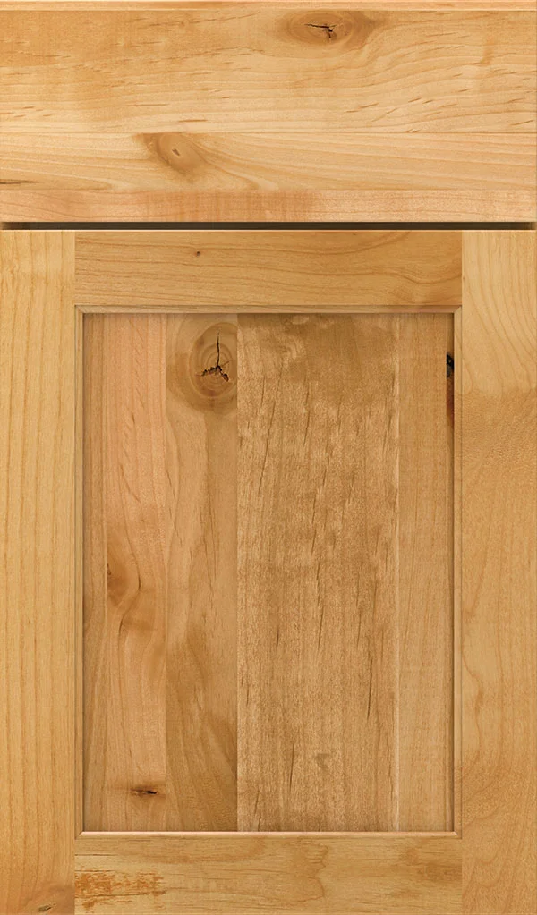 wood type: rustic alder finish: natural