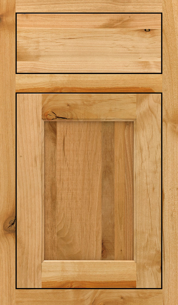 wood type: rustic alder finish: natural