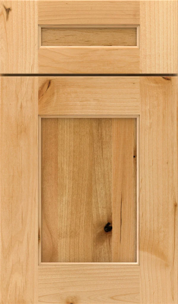 wood type: rustic alder finish: natural