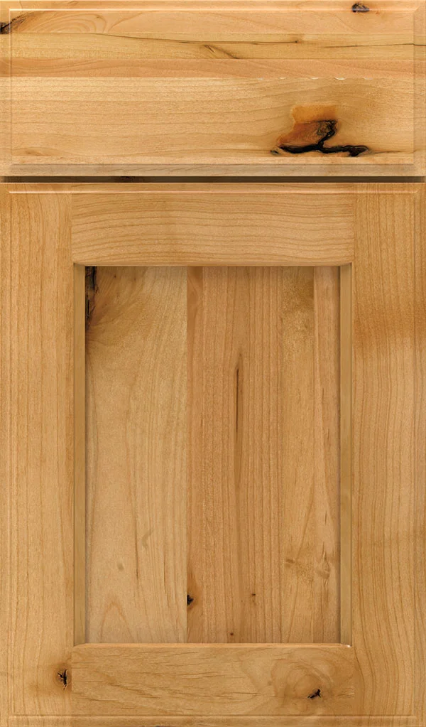 wood type: rustic alder finish: natural