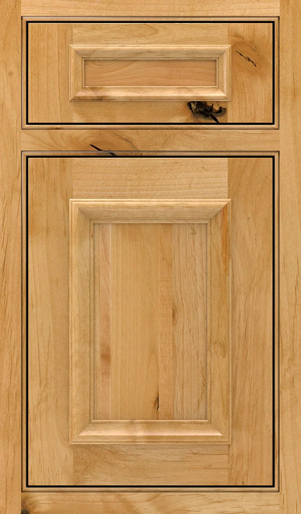 wood type: rustic alder finish: natural