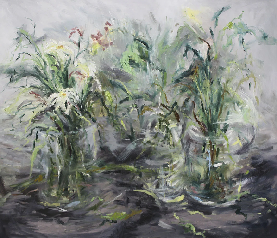 Haze 6' x 5' , oil on canvas 2015, sold