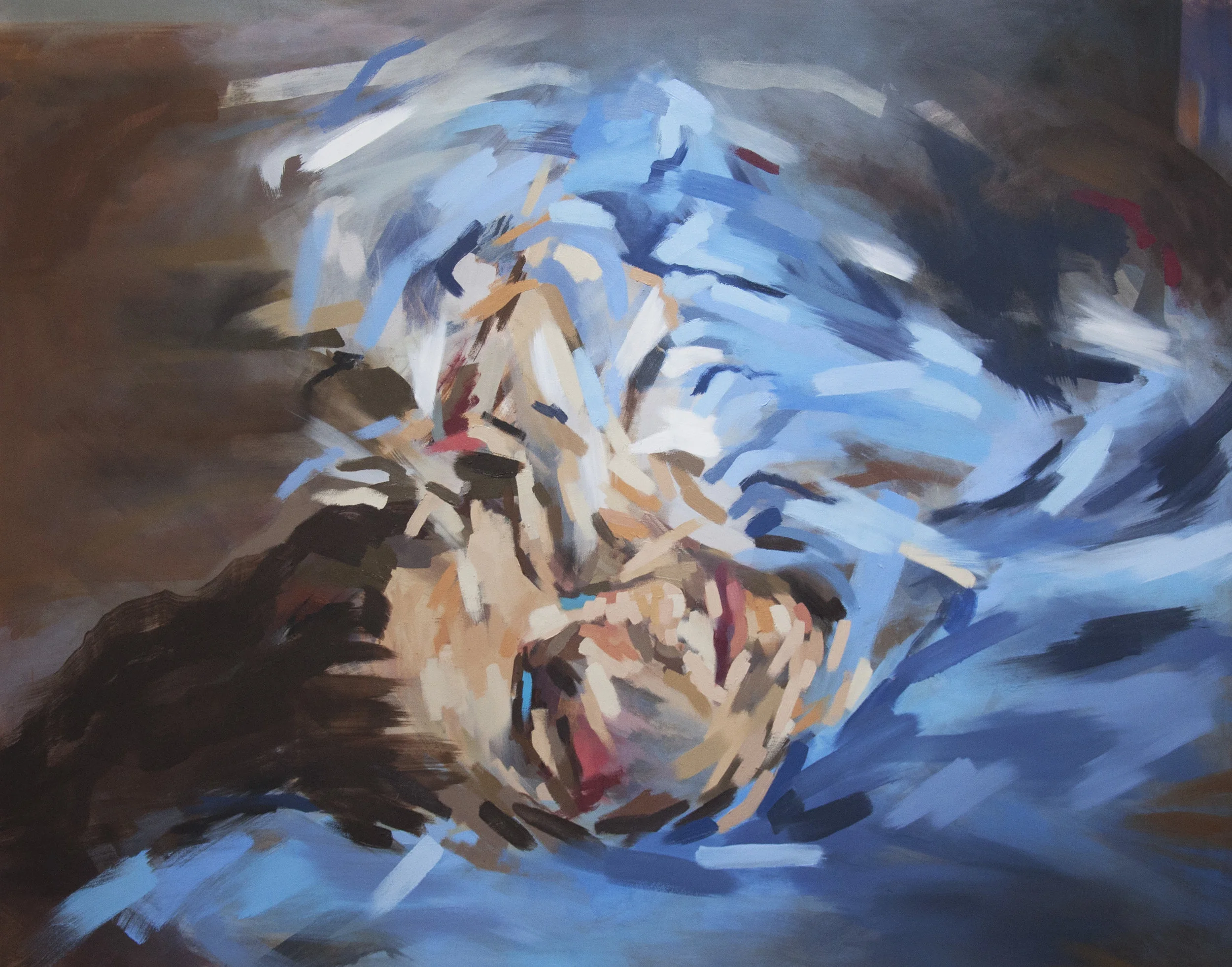 Vacancy 5’ x 4’, oil on canvas 2018, sold