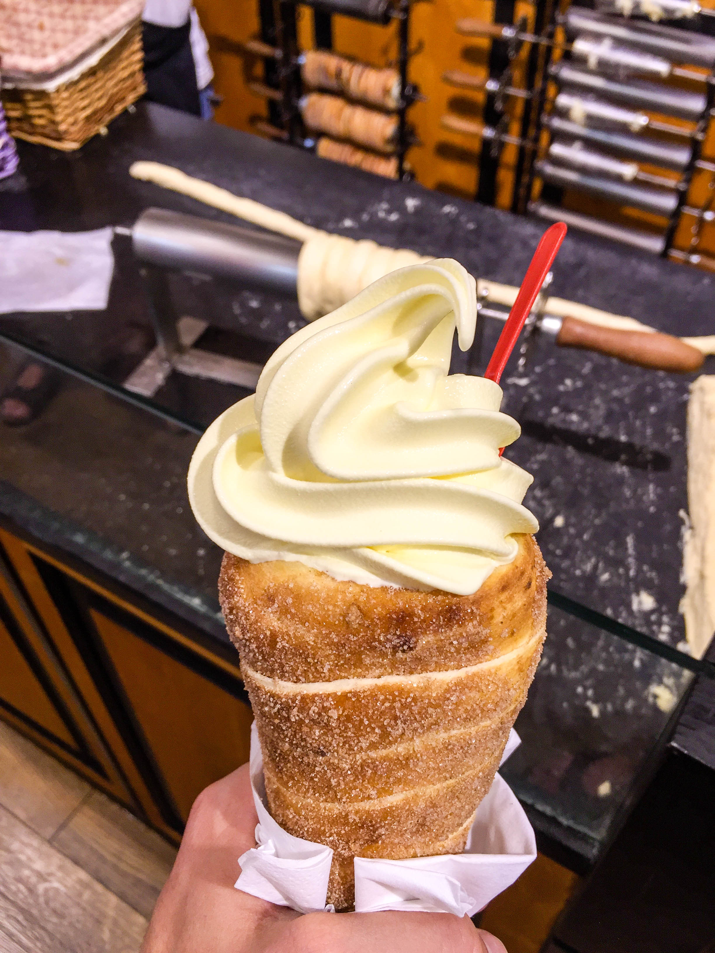 Chimney Cake. It's all over Prague and it's delicious.