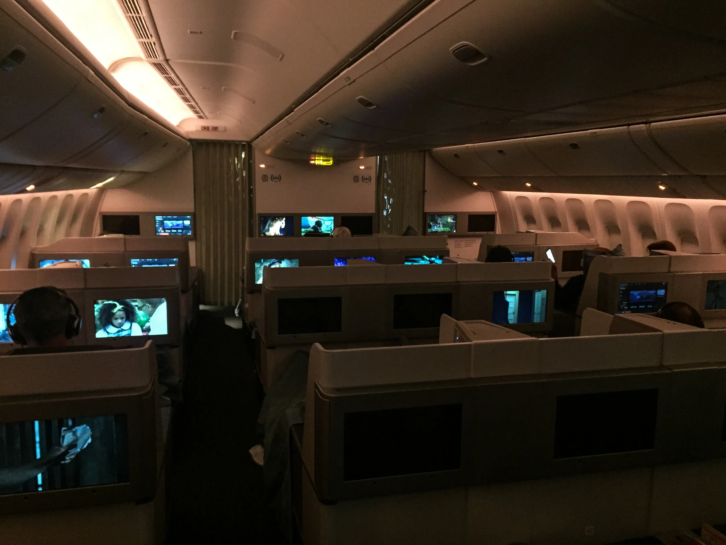 The Cabin just before we went to sleep