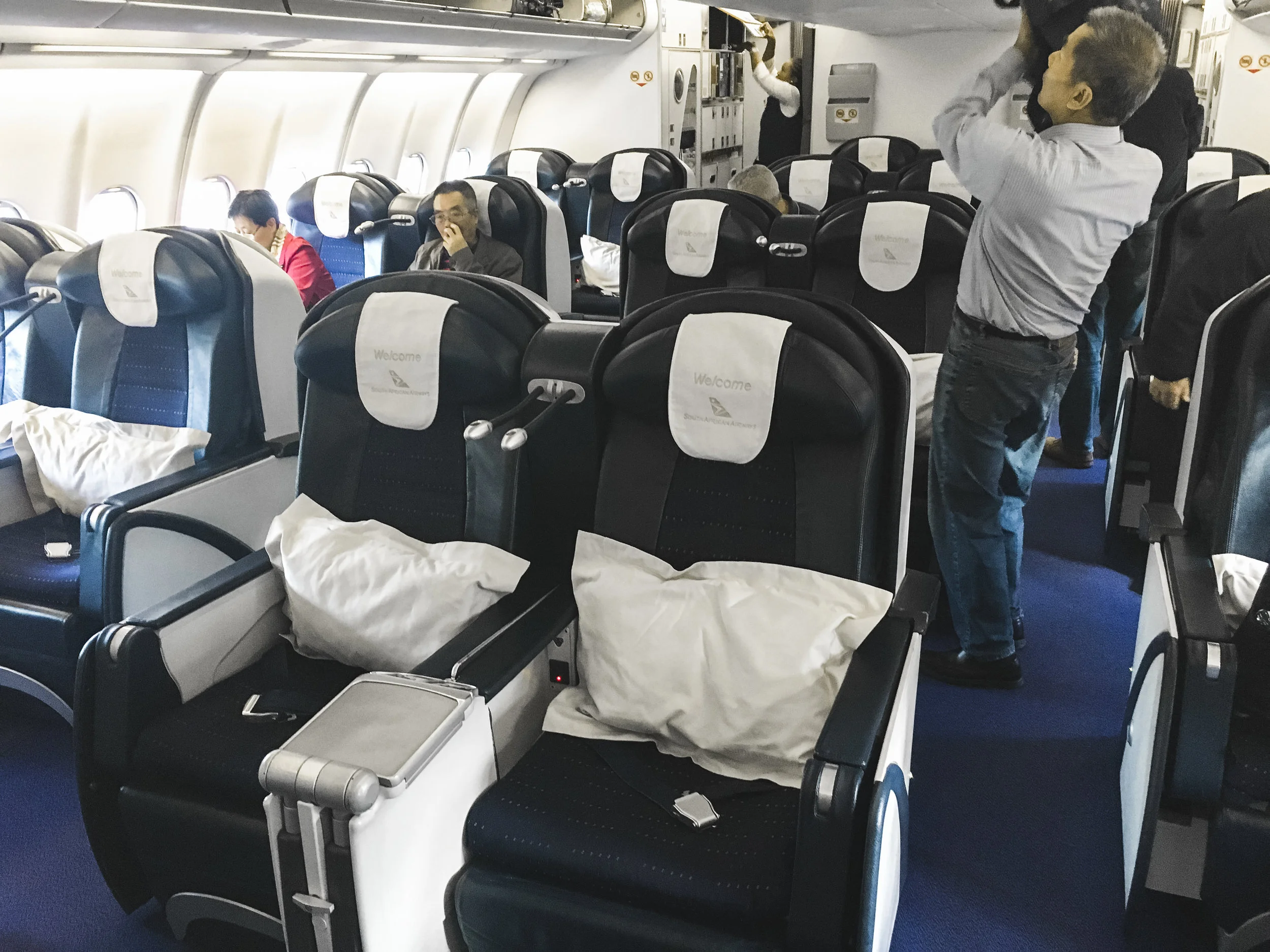 The cabin. May have caught the passenger in 3J digging for some gold...