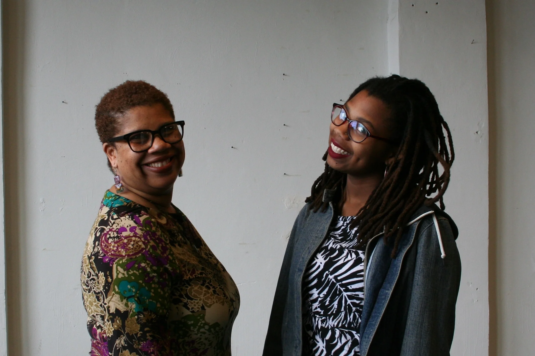 Olivia Haynes (right) is a senior at William Penn Charter School. As a filmmaker, Olivia has worked with the Scribe Video Center, the Pulitzer Center for Crisis Reporting, and the Blackstar Film Festival. This fall, she will attend Goucher College to study art history and anthropology. Lisa Nelson-Haynes is the Executive Producer of Mouthful and Executive Director of Philadelphia Young Playwrights. Before joining Young Playwrights in 2016, Lisa was the associate director at the Painted Bride Art Center, where she ran the Center’s educational outreach and residency programs, marketing and communications departments and managed contractual relationships with artists. She is also a nationally recognized expert in digital storytelling through her work as a facilitator with Storycenter, which uses the art of first-person narrative as a tool for education, advocacy and community-building.