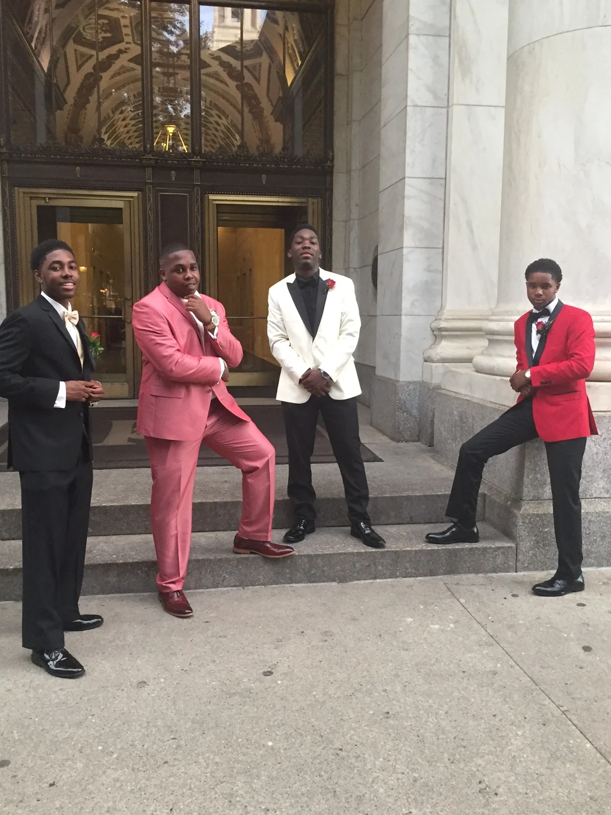 "The Tribe"--Gary Williams, Maurice Scott, Rayshawn Johnson, and Rashaan Brooks, Jr (left to right)--leaned on each other to navigate the challenges and opportunities of growing up and going to school at the academically rigorous J.R. Masterman School in Philadelphia. Consistently ranked as one of the top high schools in the state and even in the country, Masterman prepares its students for success after graduation. The Tribe is no exception: Gary, Maurice, and Rashaan are all headed to the University of Pittsburgh, and Rayshawn is going to Yale. The Tribe's time at Masterman wasn't strictly spent studying. The young men all play prominent roles in the schools African American Culture Committee, a club dedicated to fostering and growing the school's black student population. Rashaan, Gary, Maurice, and Rayshawn were four of just seven black young men in their grade of 108 students.