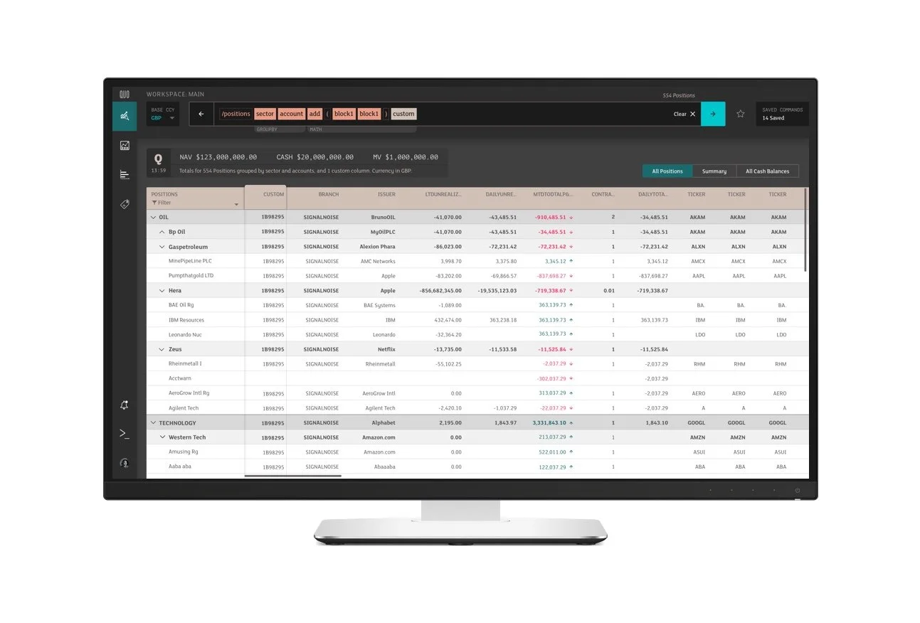 Finance, Data & Apps