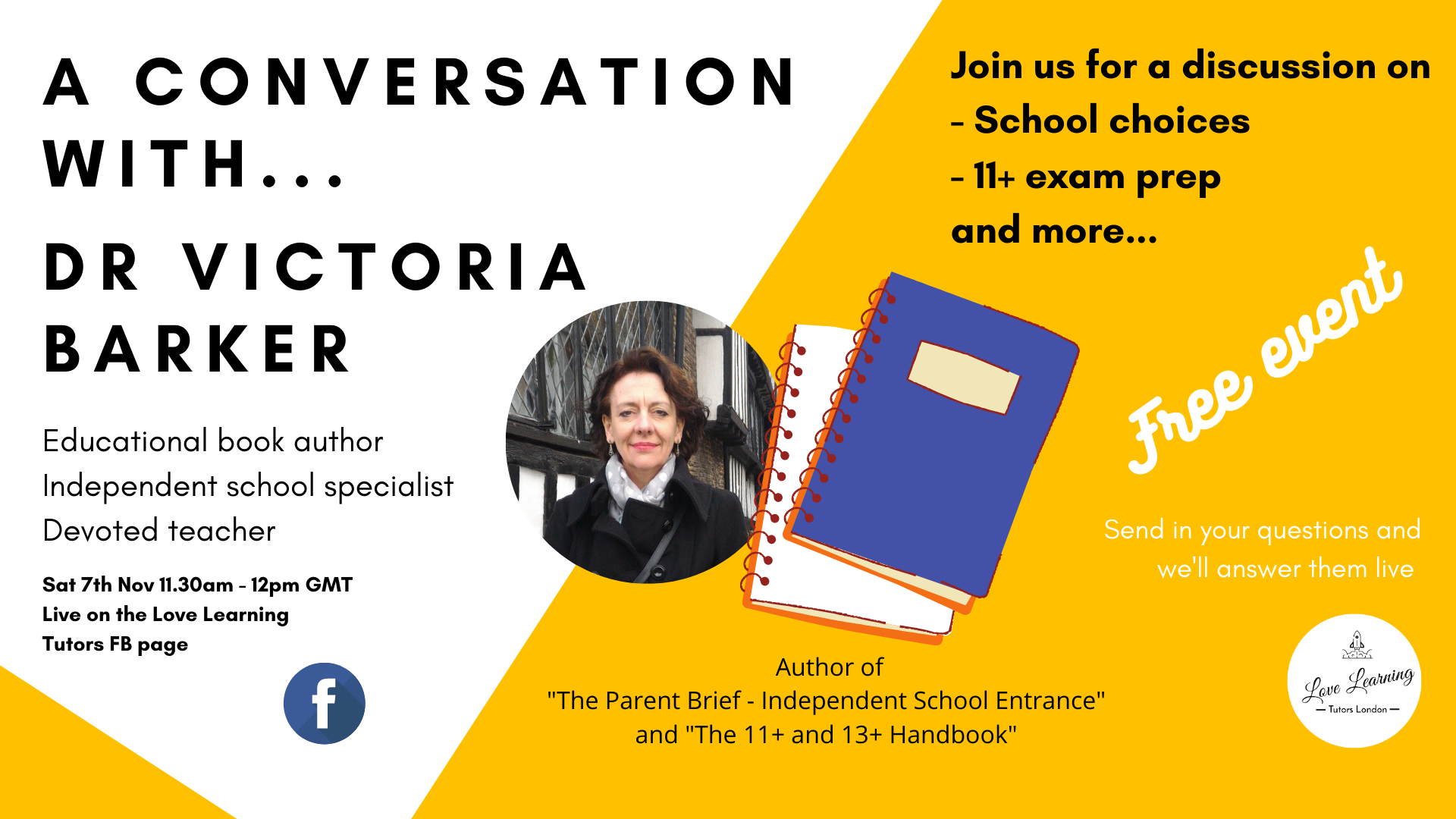 November Events Line up: Free Live Q&amp;A sessions for parents, Udemy course and more!