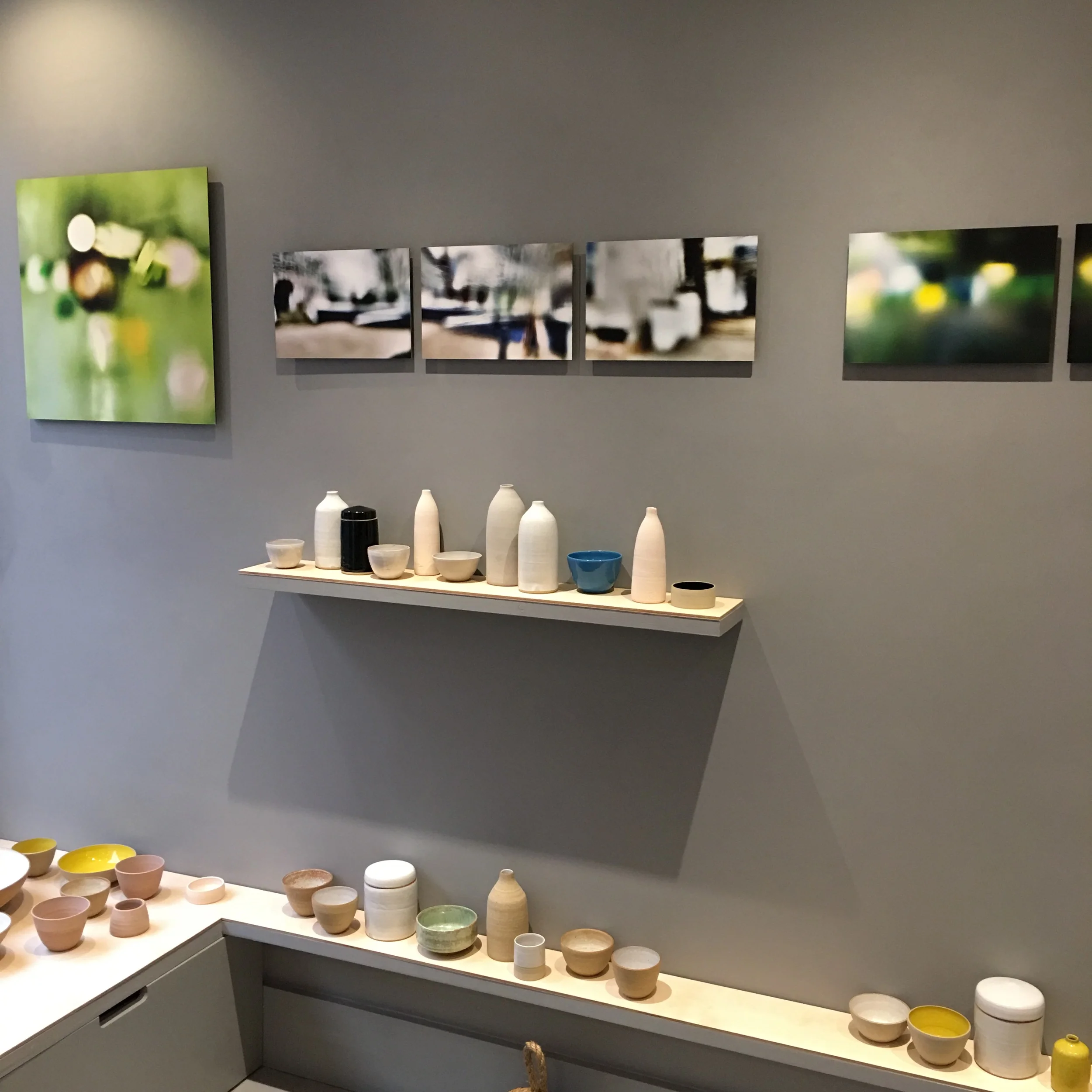 ‘Flow’, an exhibition with Lesley Davies-Evans at Frank, Whitstable, part of the Whitstable Biennale Satellite Show 2018