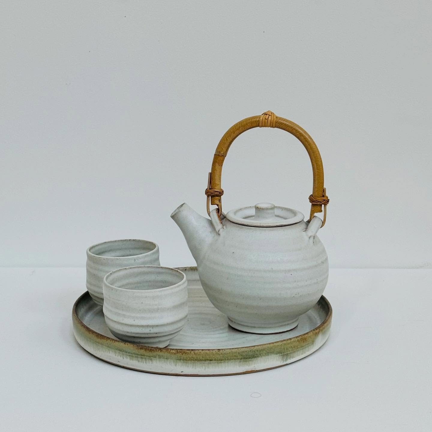A teapot for a single person - or perhaps two small cups. I enjoyed making this shape so much and I&rsquo;m really happy with the finished pieces. One of these will be going off to @theleachpottery where it may be selected for a lovely exhibition of 