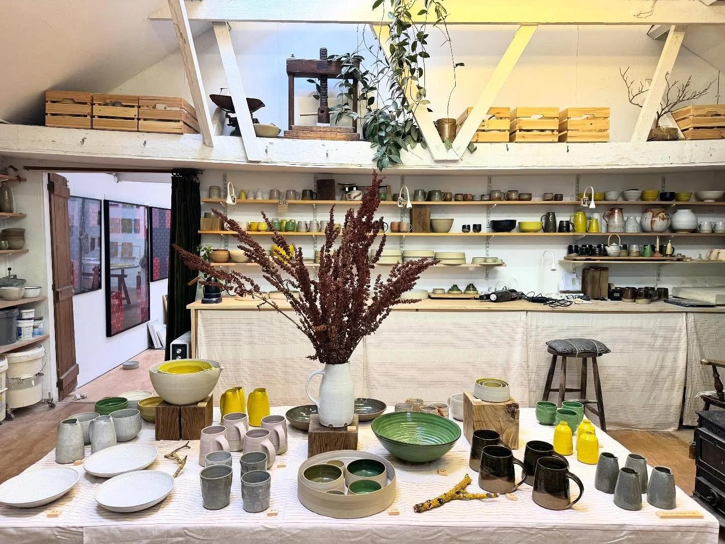 As part of East Kent Artists&rsquo; Open Houses, Guy and I are opening our studios this weekend and next, so do please pop by if you fancy a look around the space and a chat about art and pottery; we would love to see you! More details on the @eastke