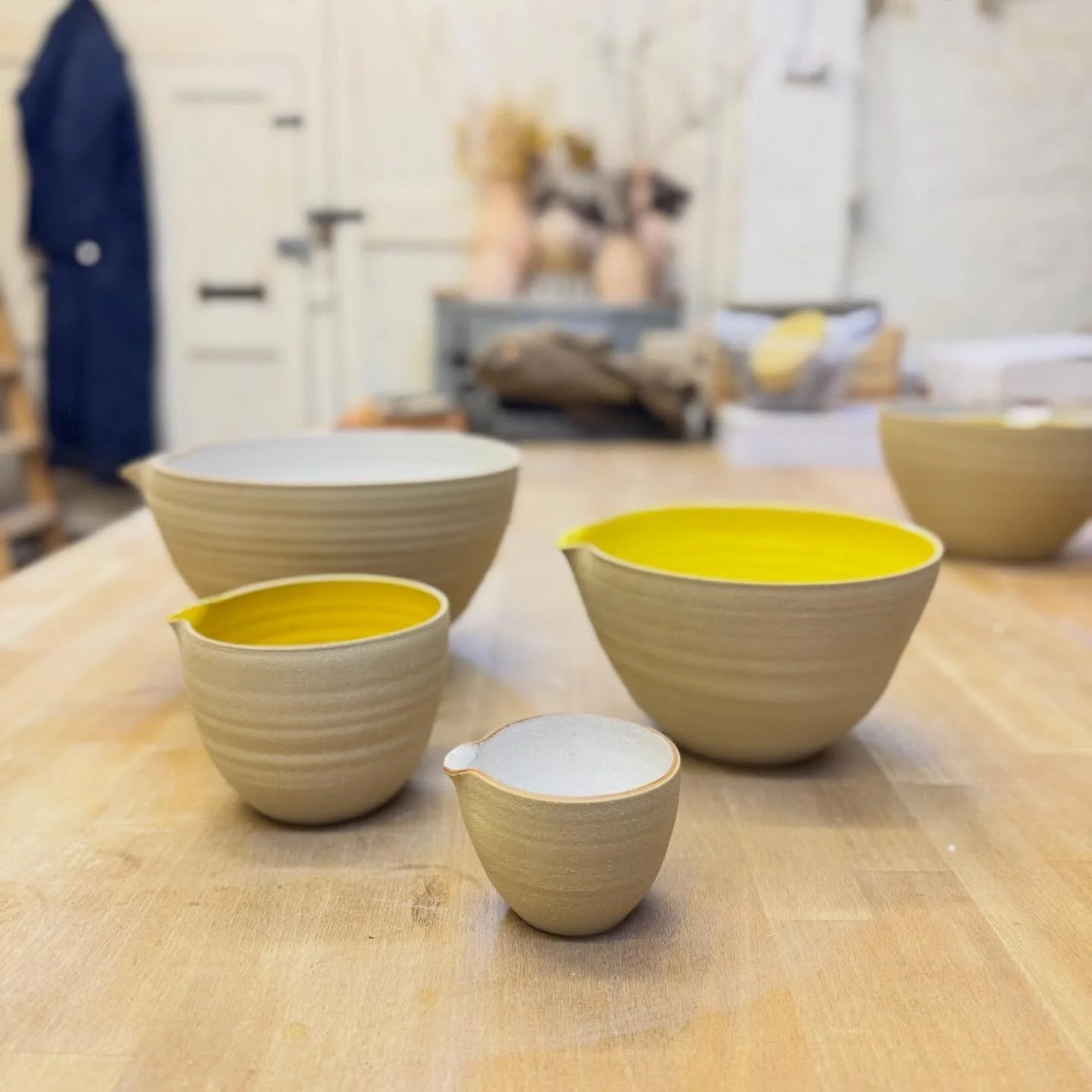 I&rsquo;ve just unloaded the kiln at the end of a sunny Saturday, ready for a delivery @theleachpottery where these have been requested and all I can say is this is a &lsquo;Good Day Sunshine&rsquo;! So pleased with them. Hope you&rsquo;ve had a smal