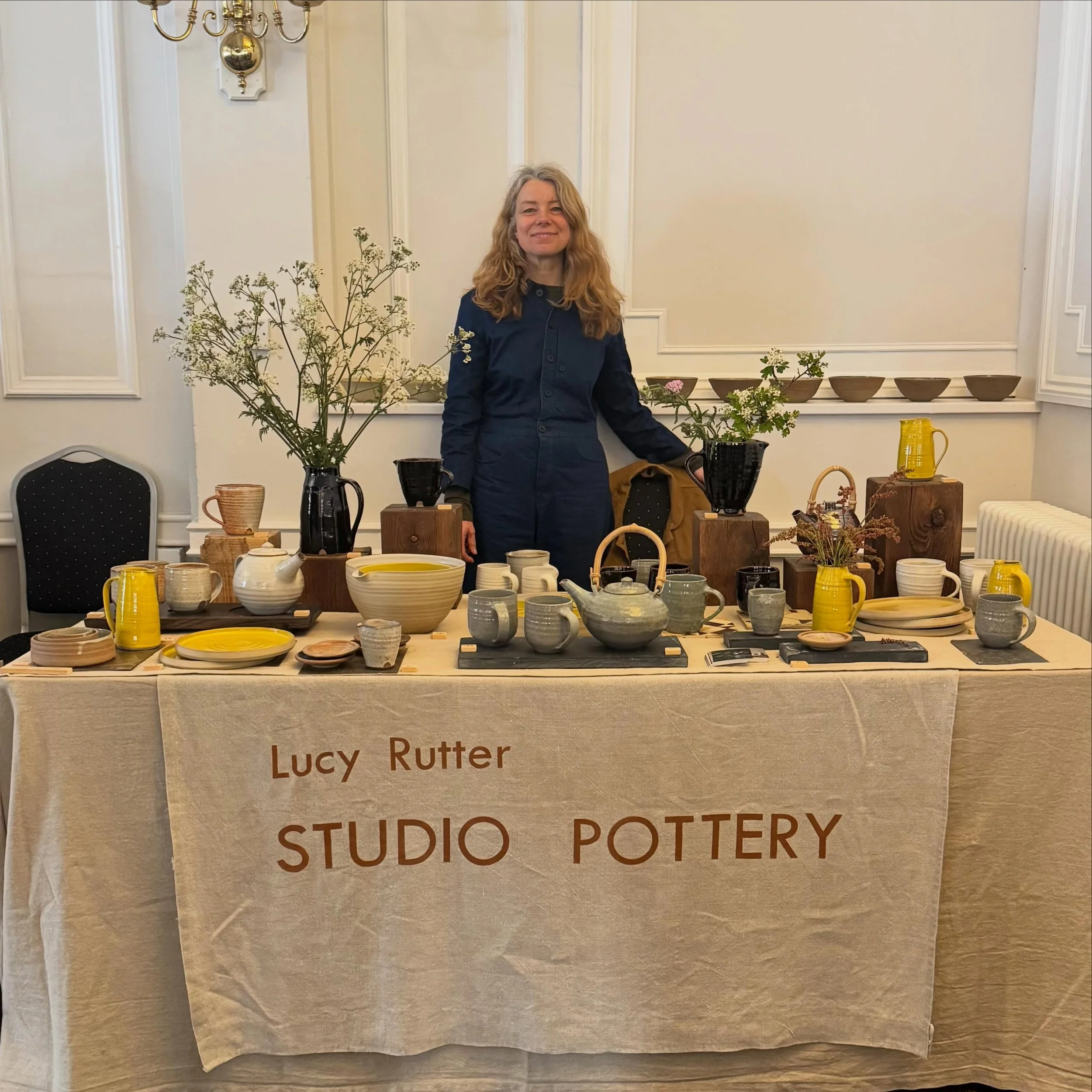 And we&rsquo;re off! @firedcornwall at beautiful Tregenna Castle, we are here until 4pm, do come and visit us if you are near St Ives! There are so many wonderful potters here including @theleachpottery @lauracrosland @bullshedpottery @katwheeler_cer