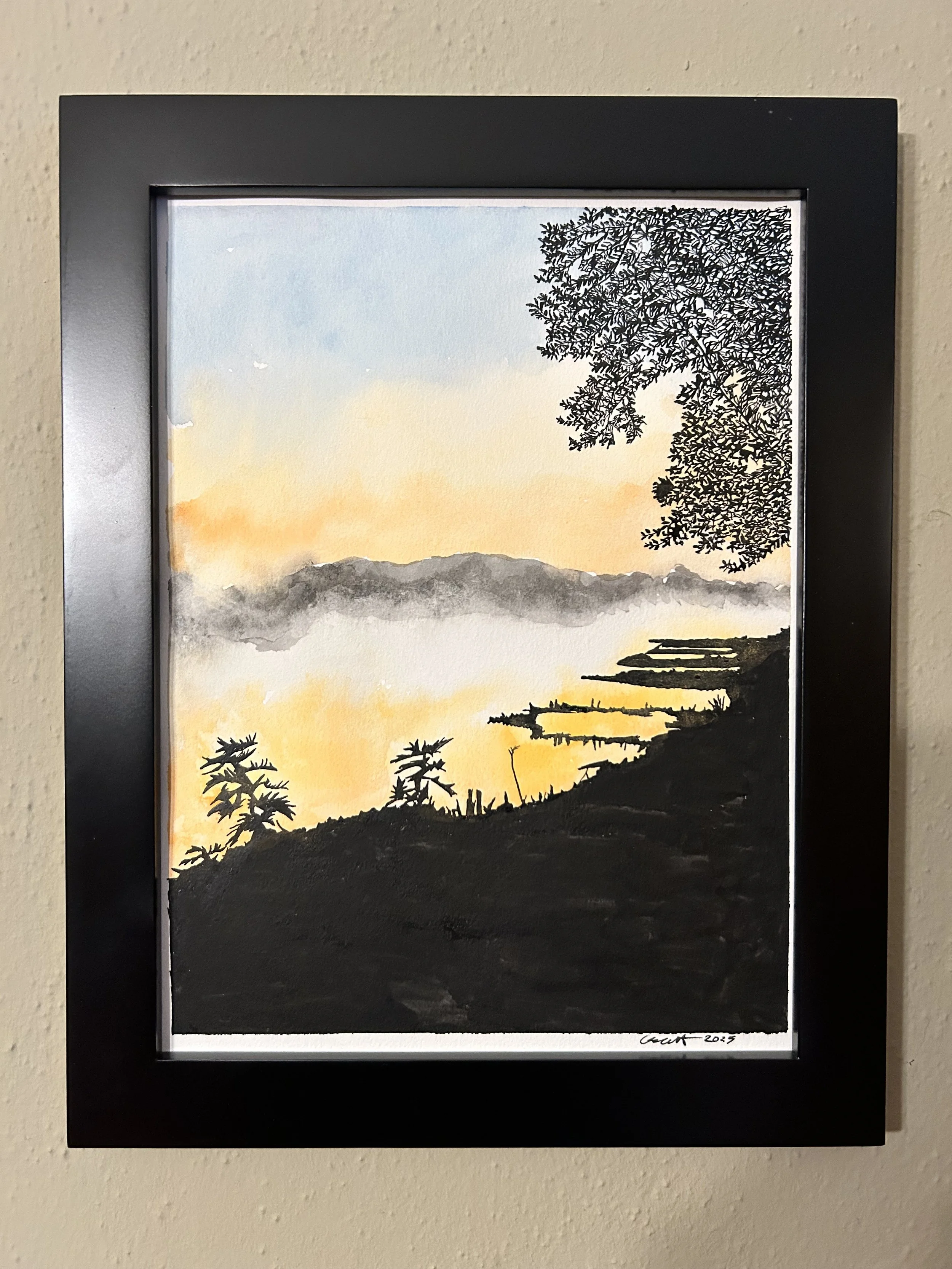 Carrie Elliott, Missouri River Sunrise.jpeg