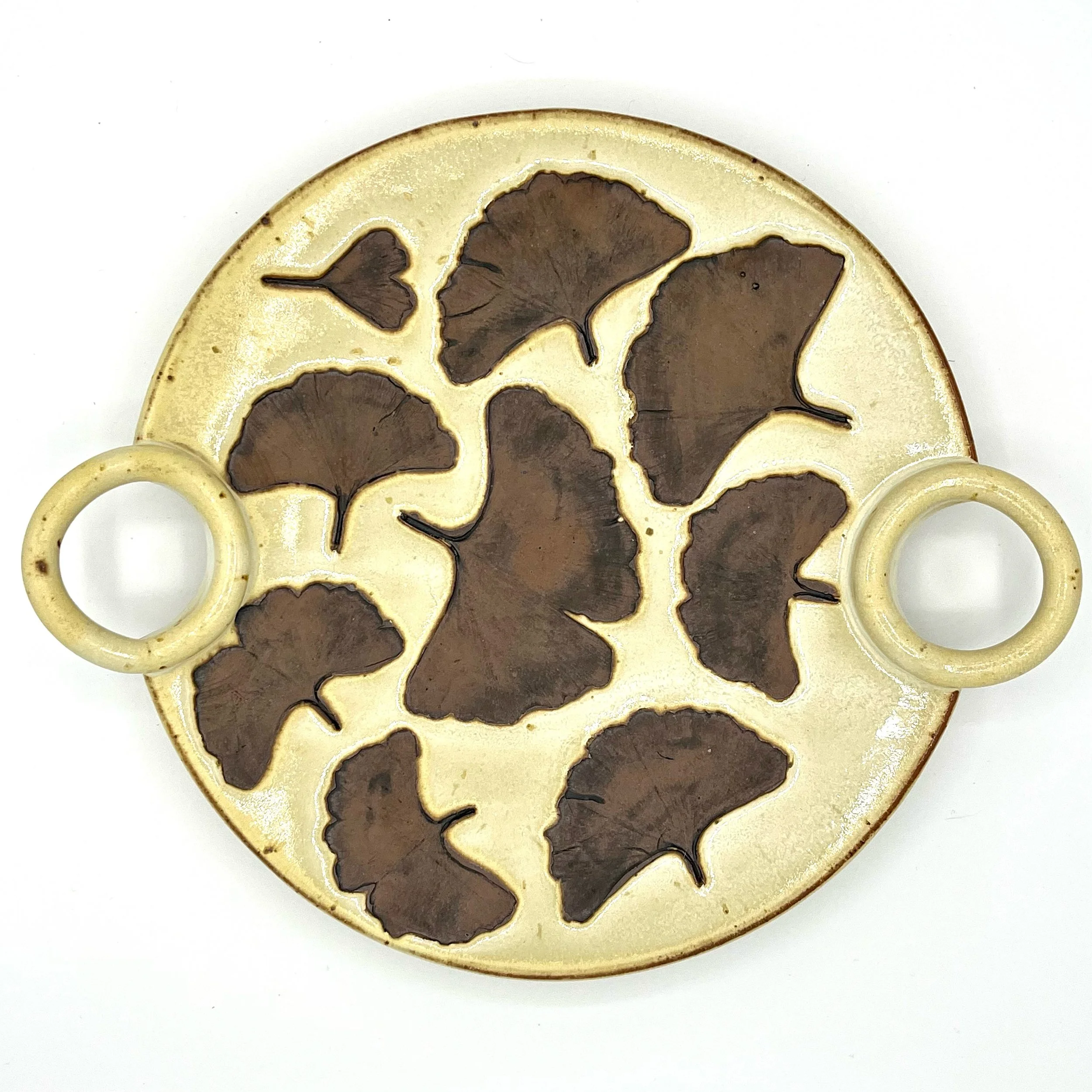 Kaci Smart, Round-Handled Leaf Plate.jpeg
