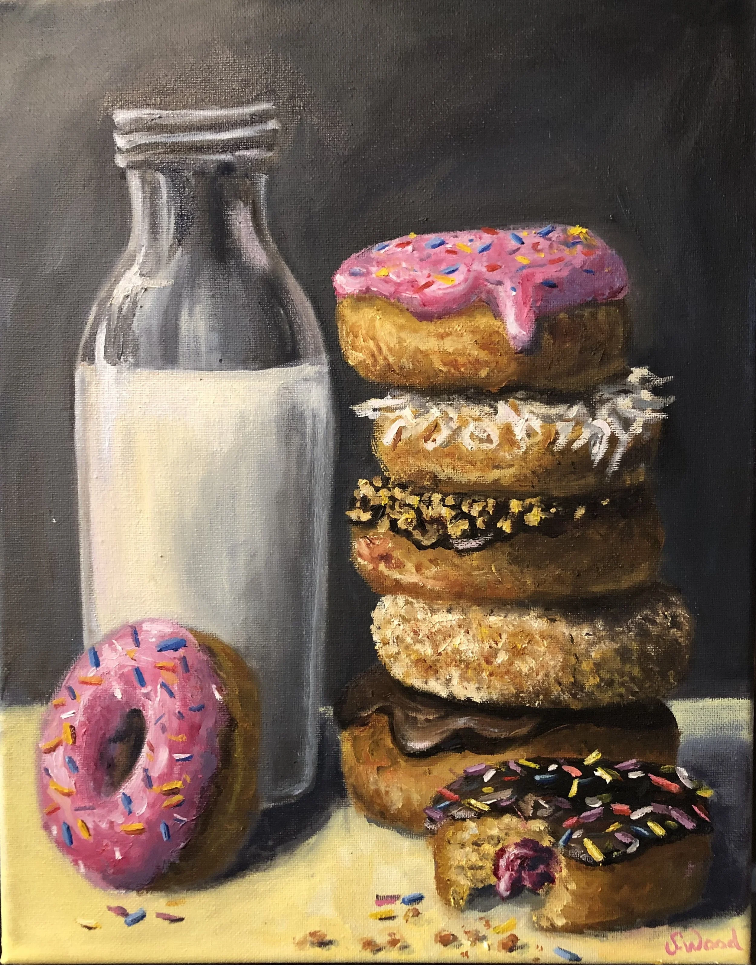 Nibble Sarah Wood, Dounuts and Milk.jpeg