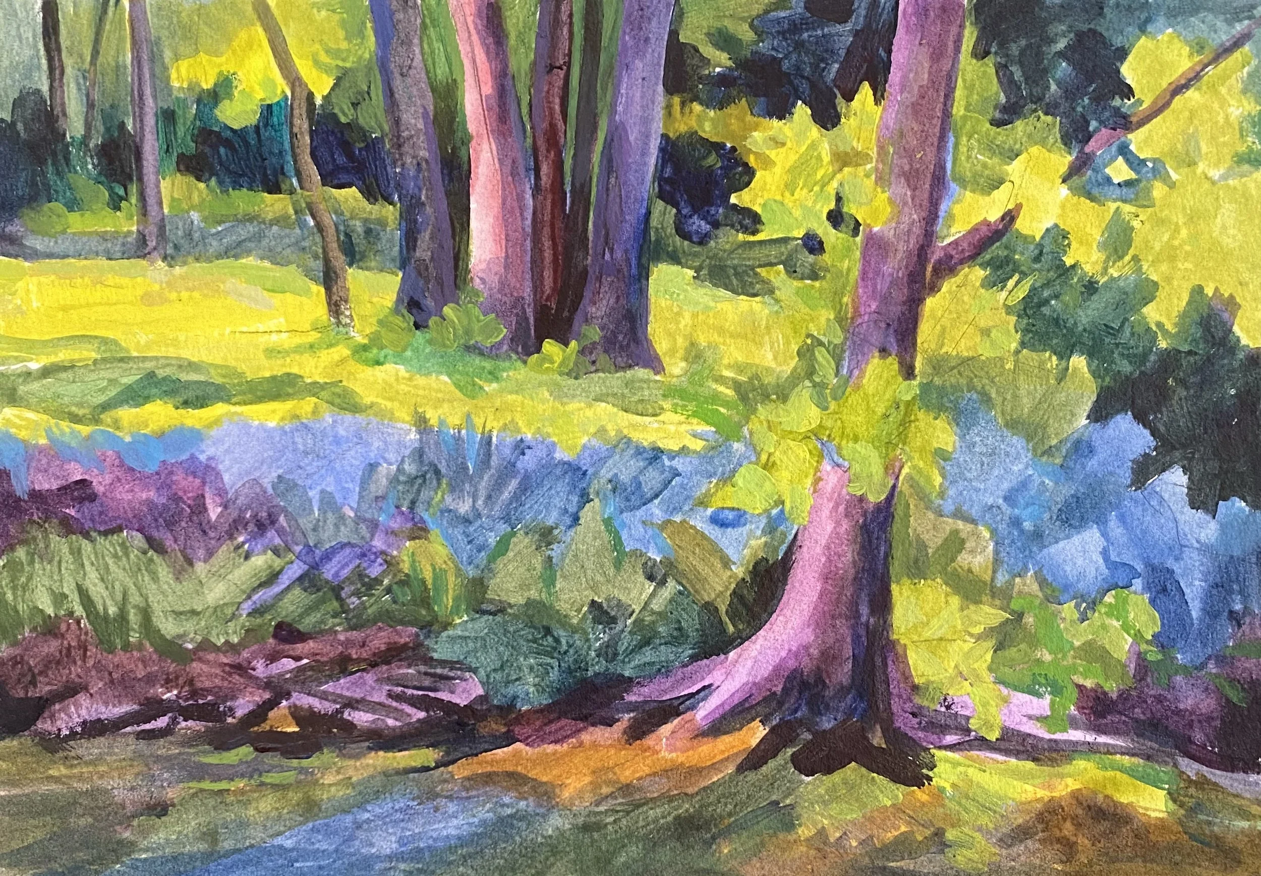 John Fennell, Trees Late Morning.jpeg