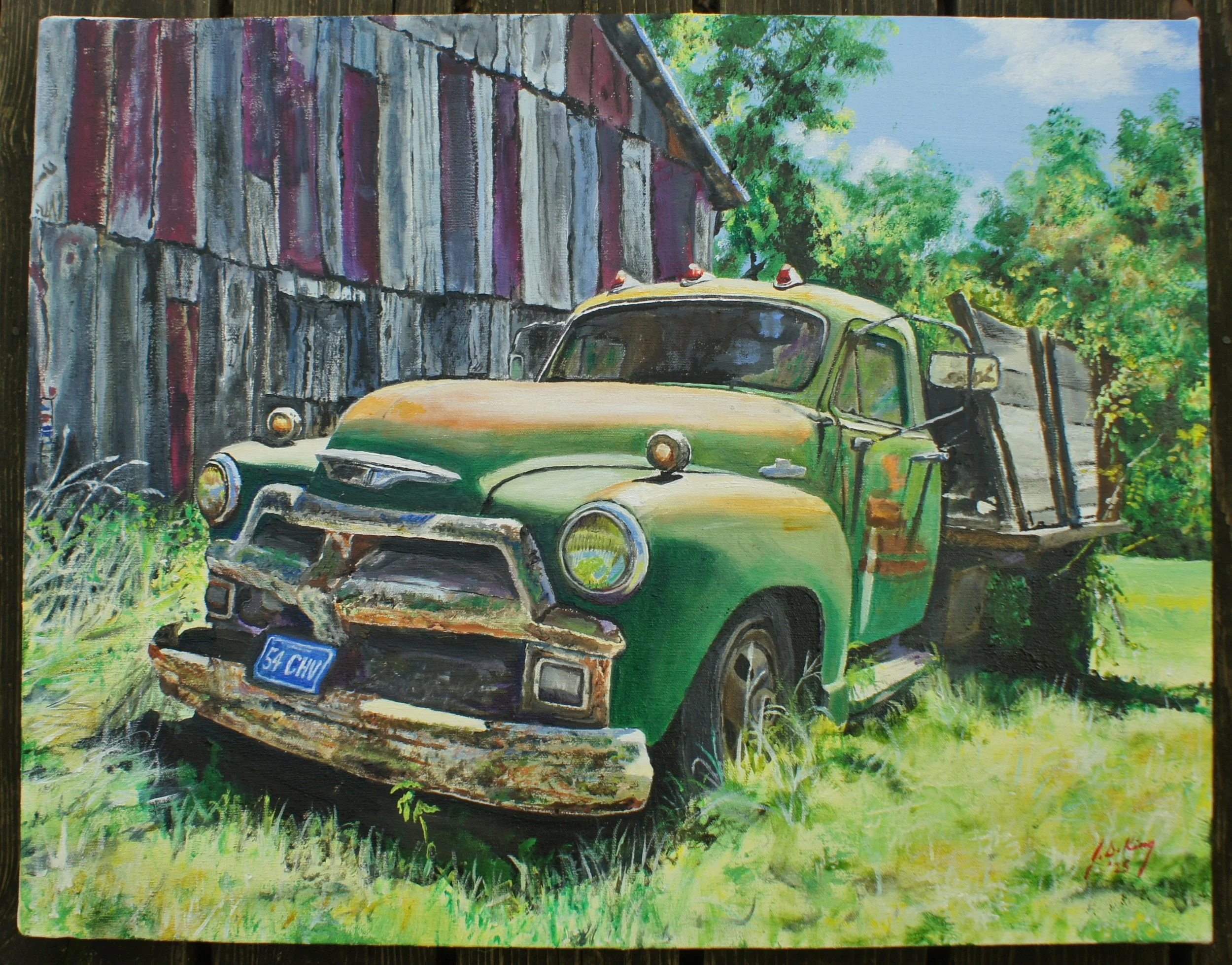 J.D. King, Behind the Barn.JPG