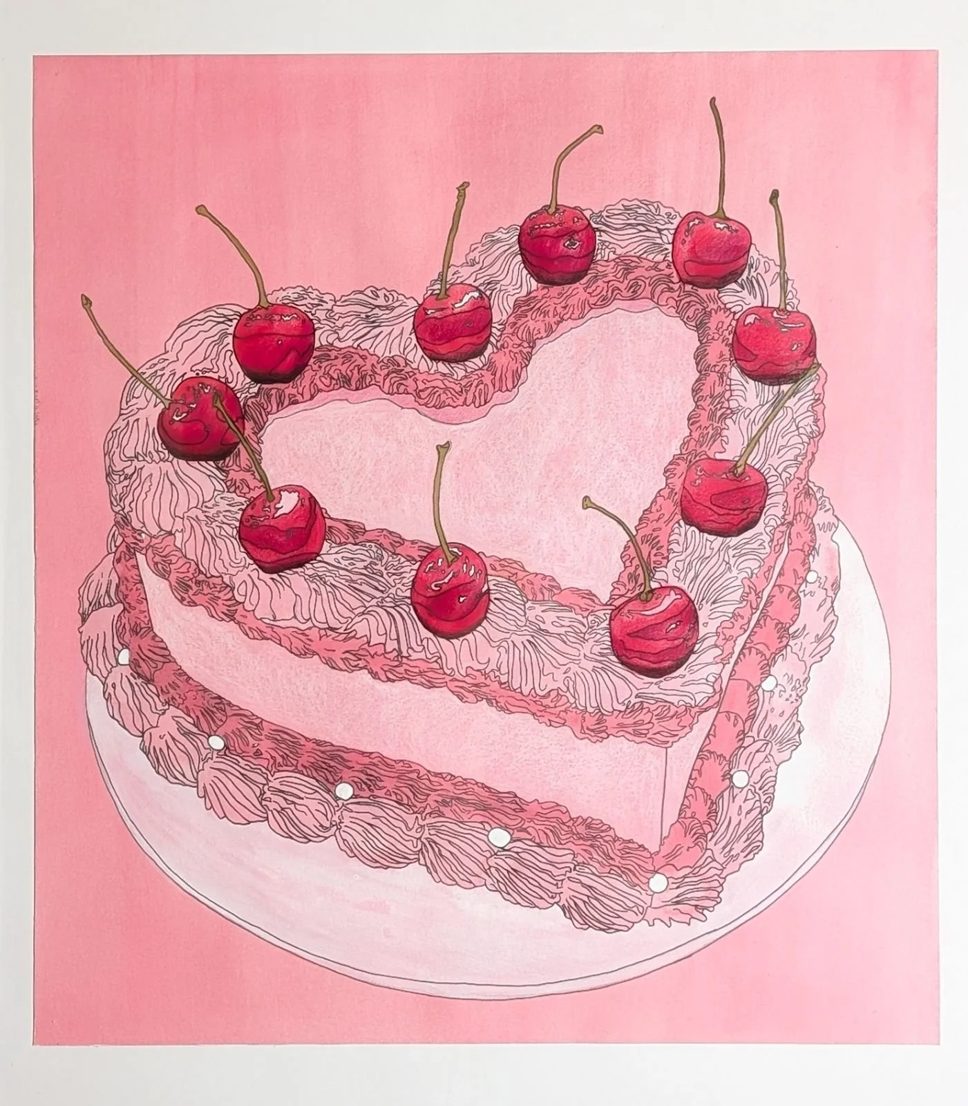 Kali Gibbs, Heart Shaped Cake.jpg
