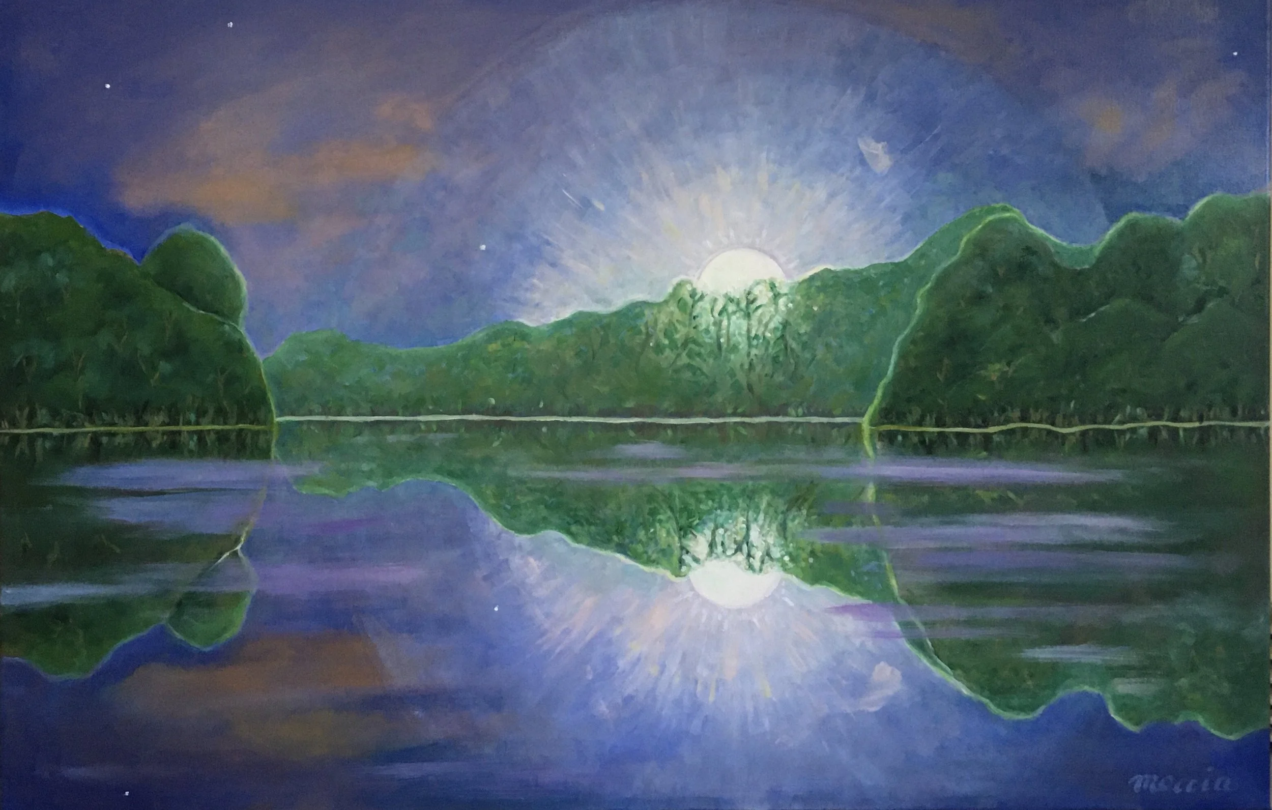 Ruthie Moccia, River Moon Rising.JPG