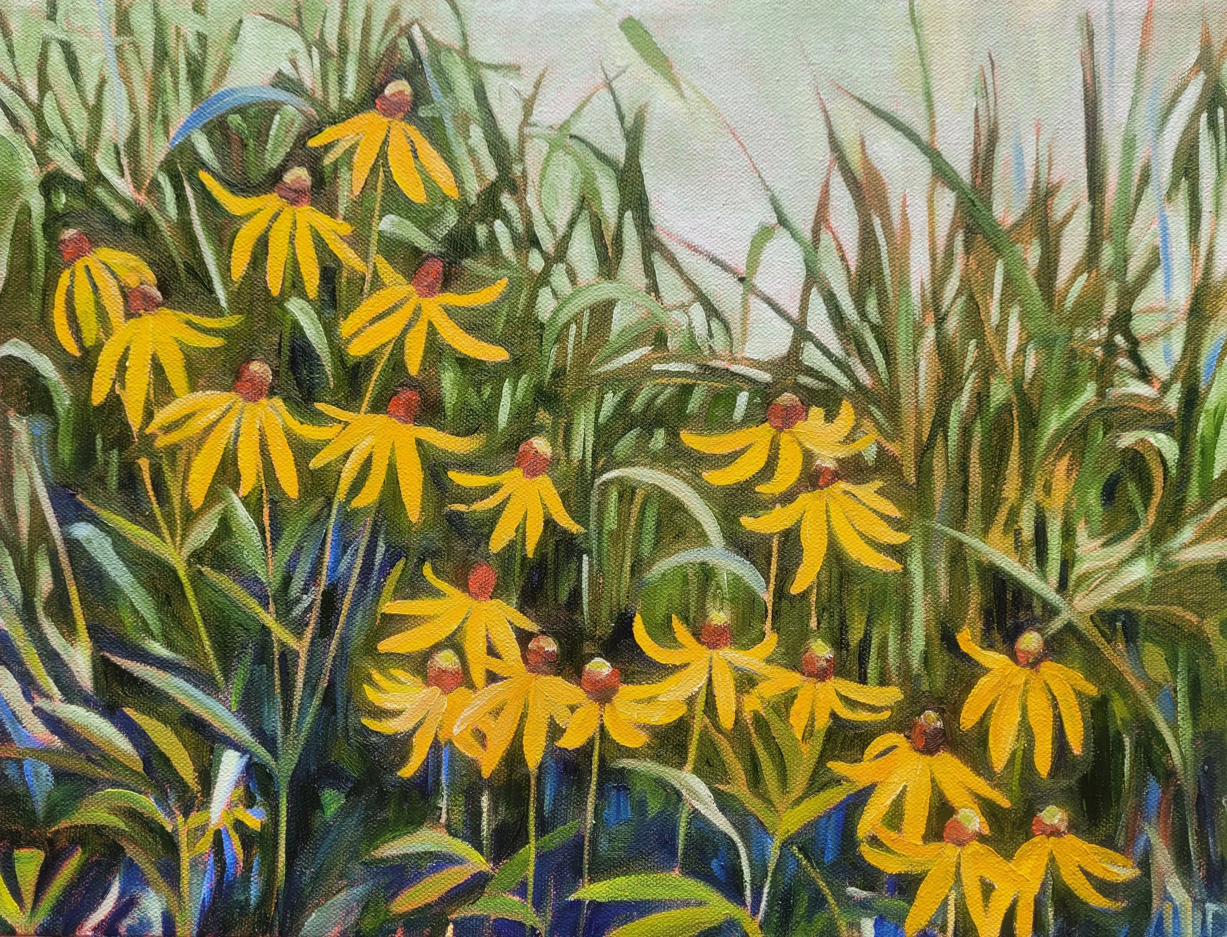Martha Daniels, Cone Flower Chaos.jpg