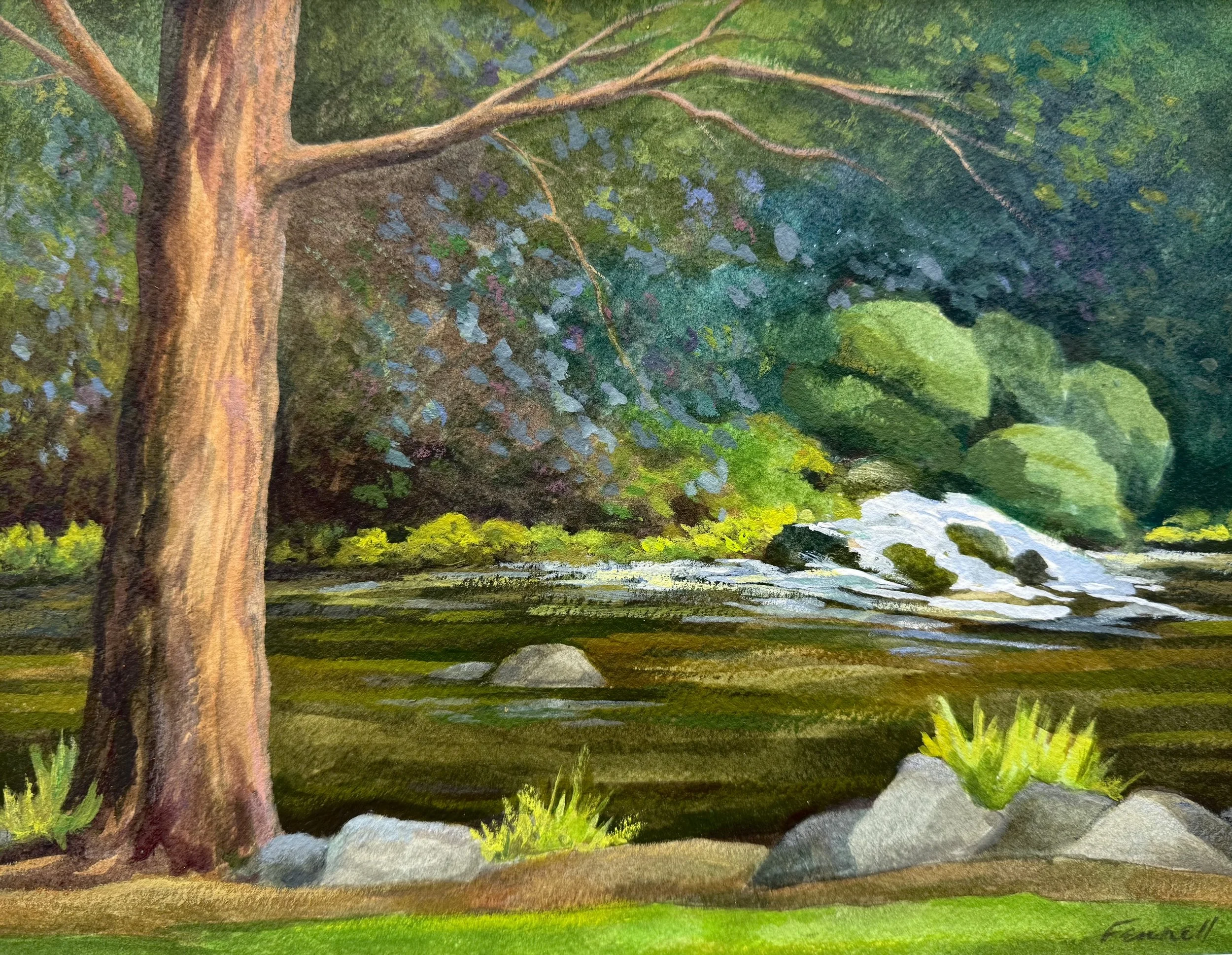 John Fennell, Creek in the Woods.jpeg