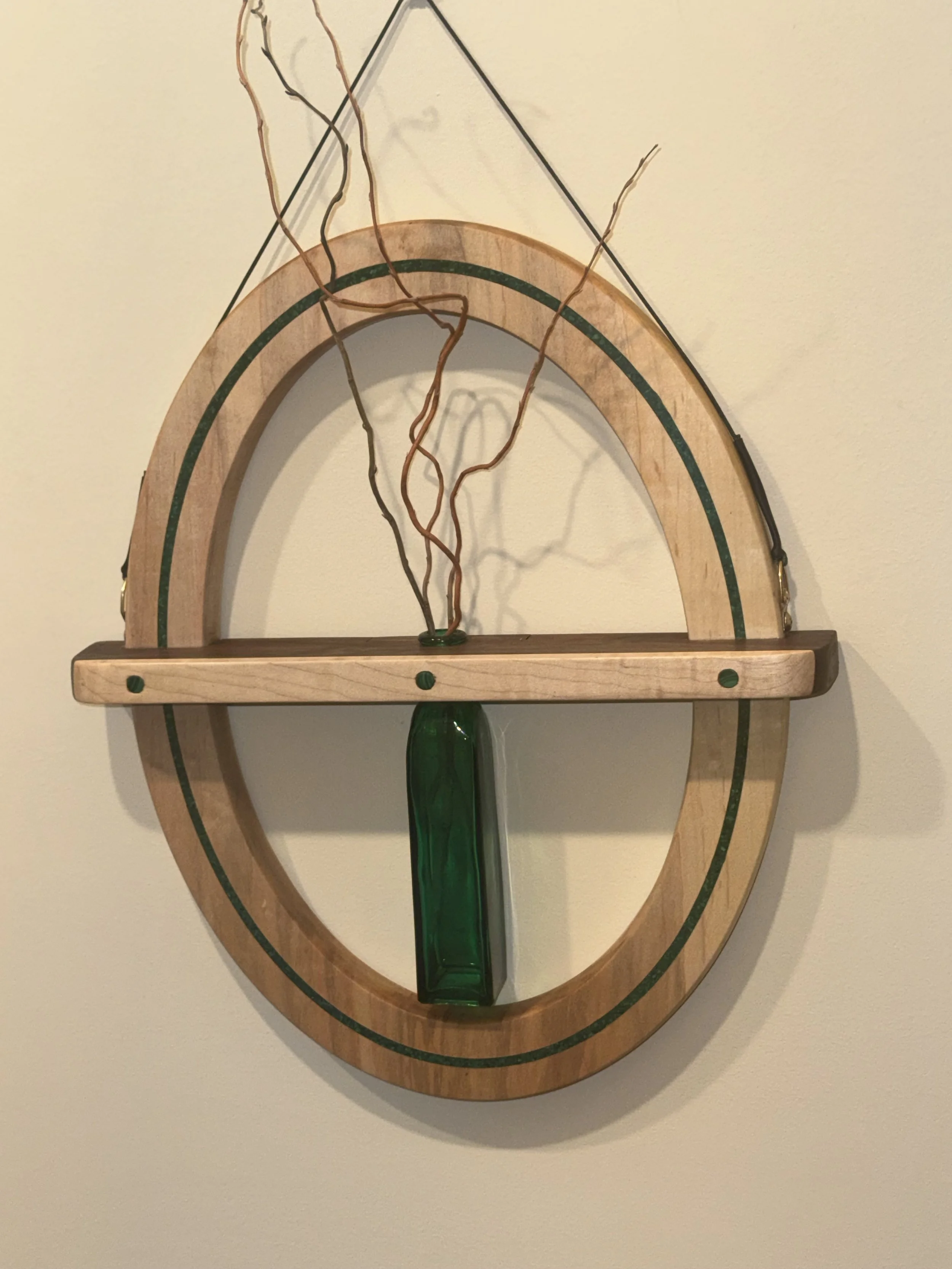 Ira Papick, Malachite Hanging Vase .jpeg