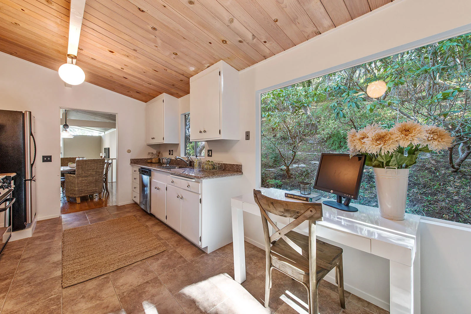 Kitchen desk to dining room.jpg