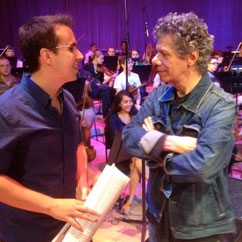 Rafael Piccolotto de Lima and Chick Corea, Arsht Center of Performing Arts, Miami.
