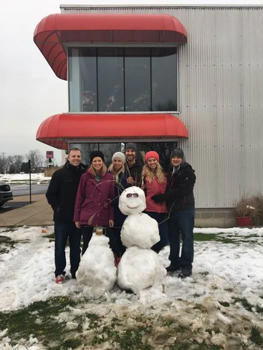 Adam, Carrie, Megan, Matt, Amanda, and Joe….anxiously awaiting construction of 3BB