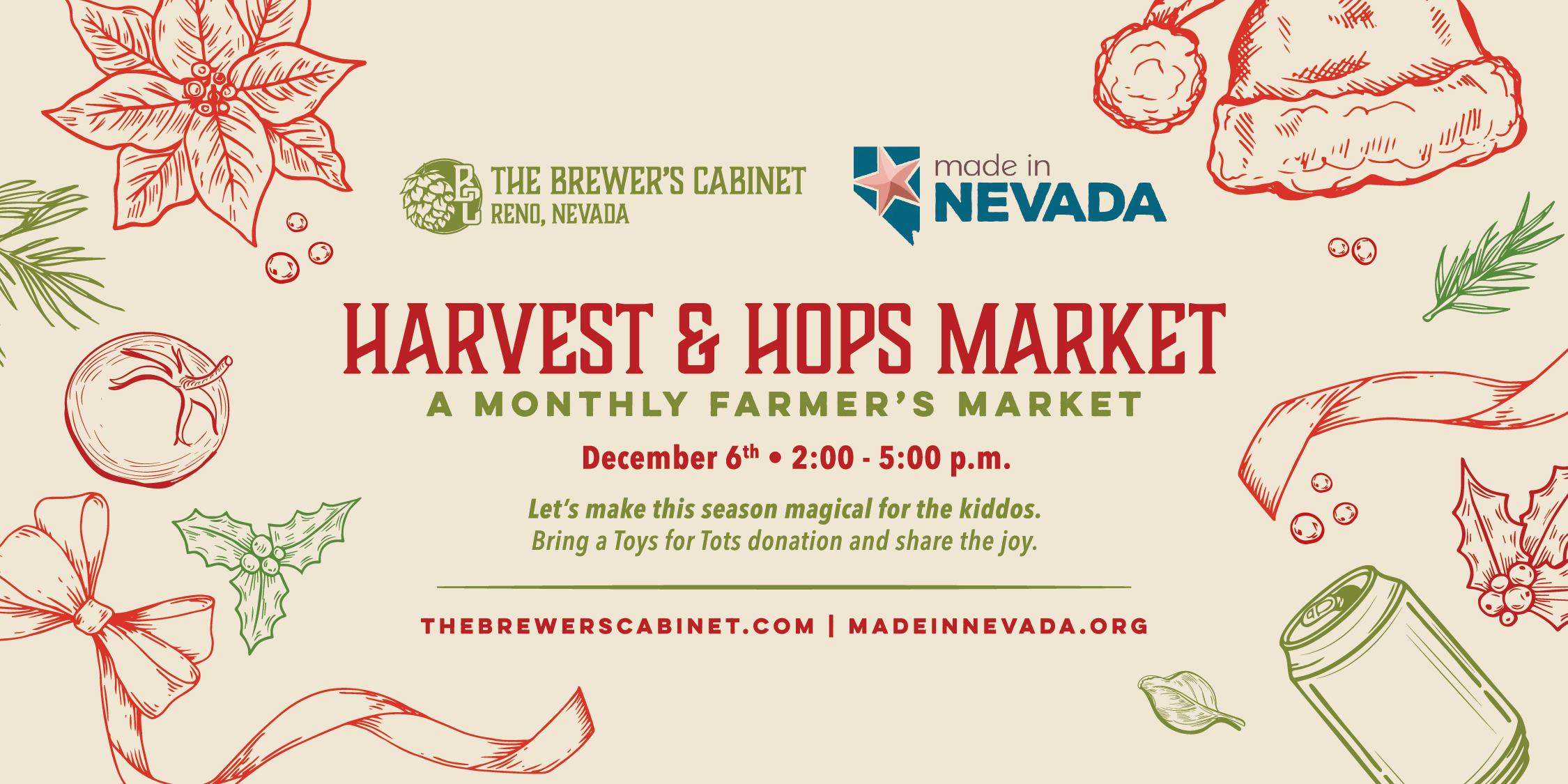 December Harvest &amp; Hops Market