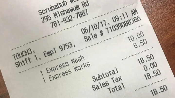 One associate paid for the next car at the car wash.