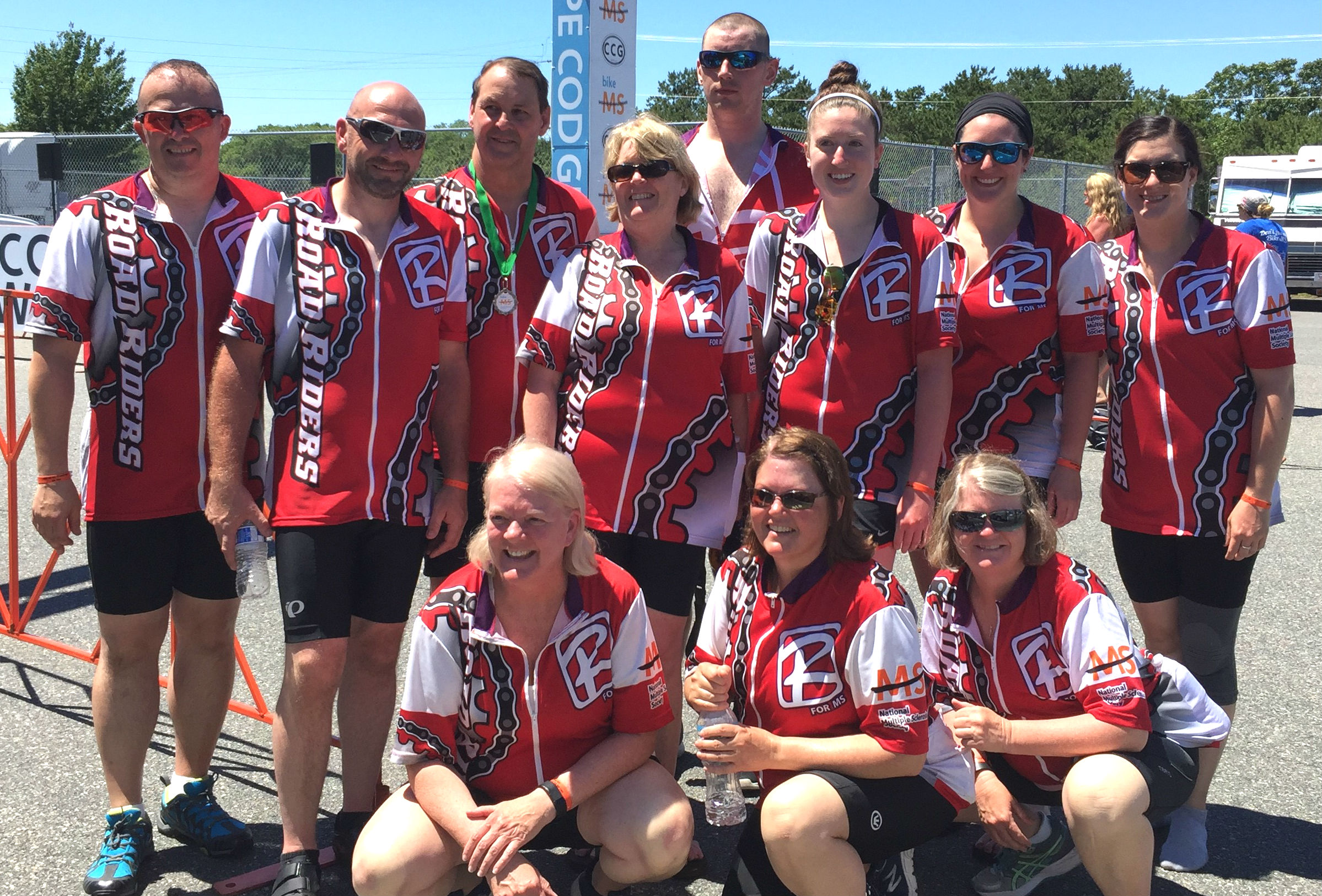 Eileen’s team is “The Road Riders,” sponsored by Roach Bros. Supermarkets.