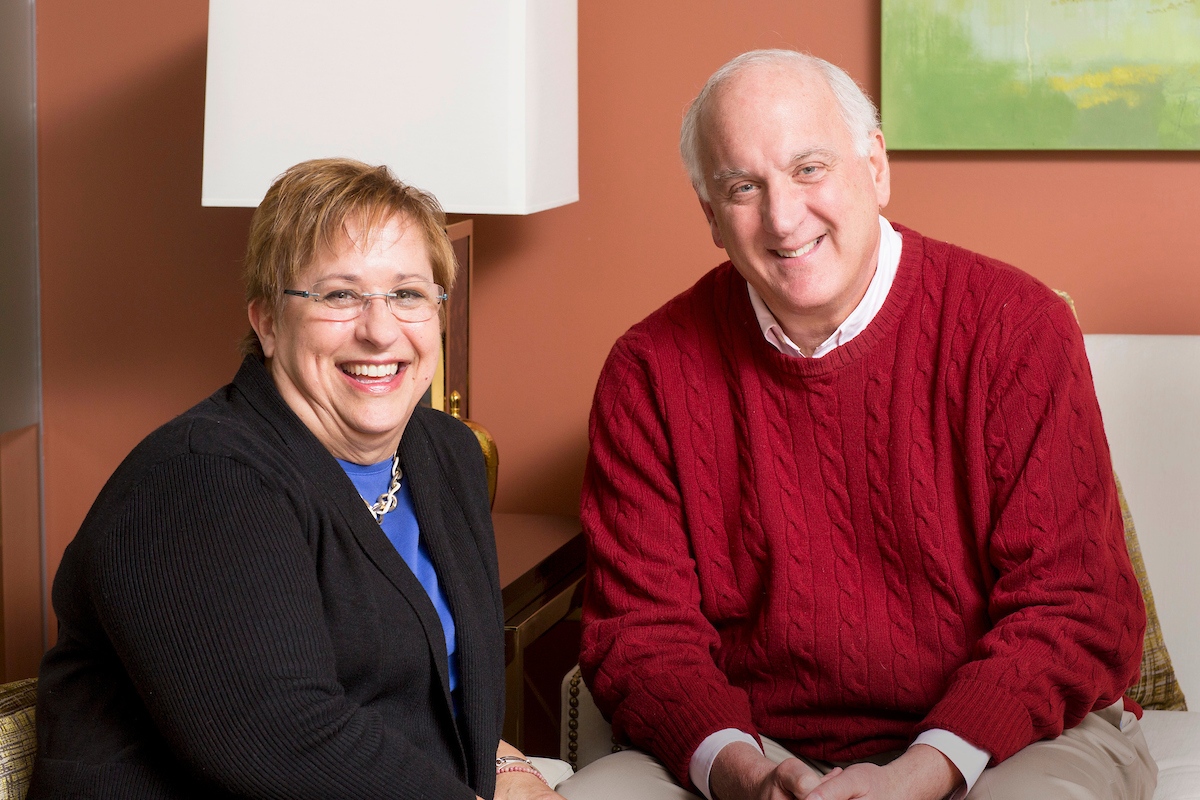 Executive Director Terry Hornikel and Benchmark Senior Living Chairman and CEO Tom Grape